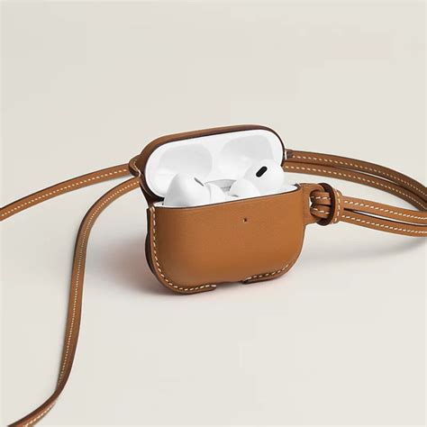 hermes leather headphone case|Hermes airpods accessories.